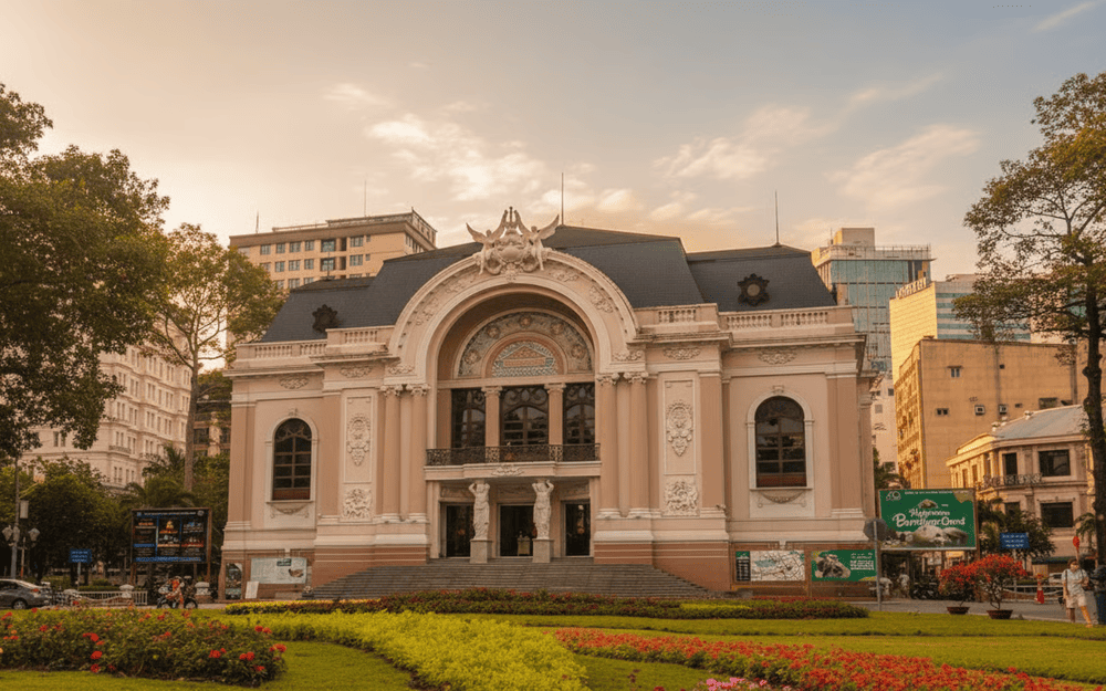 Công trình là biểu tượng của sự giao thoa giữa văn hóa Pháp và Việt Nam